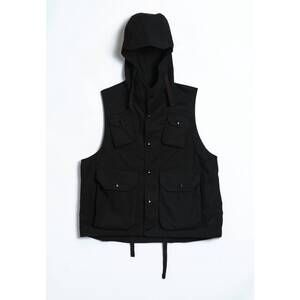 NEW ENGINEERED GARMENTS men's field vest in black